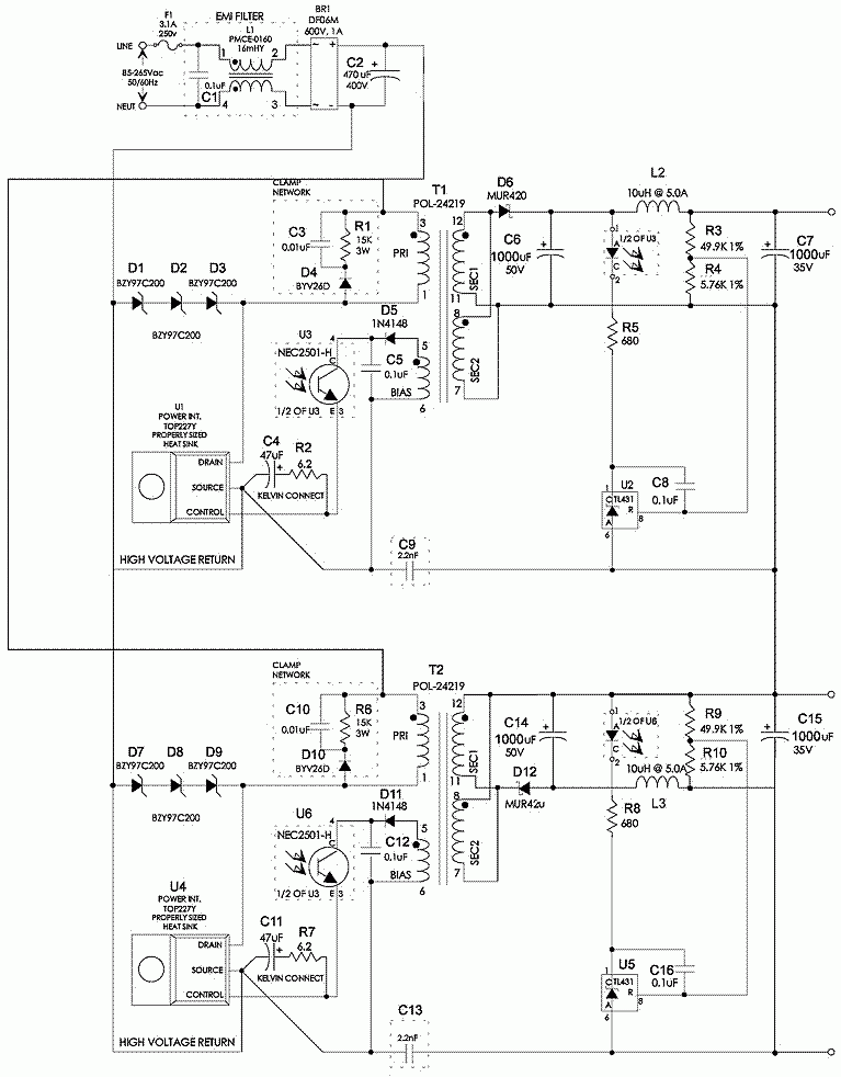 Nec 2501 схема включения