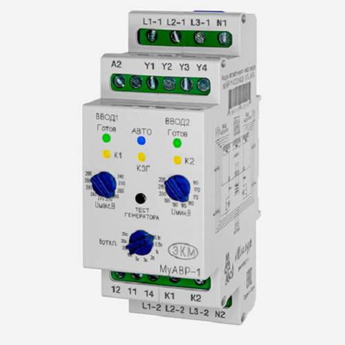 Модуль управления автоматическим вводом резерва МУАВР-1 AC230/400В УХЛ4