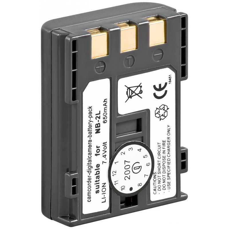 NB-2L-650mAh