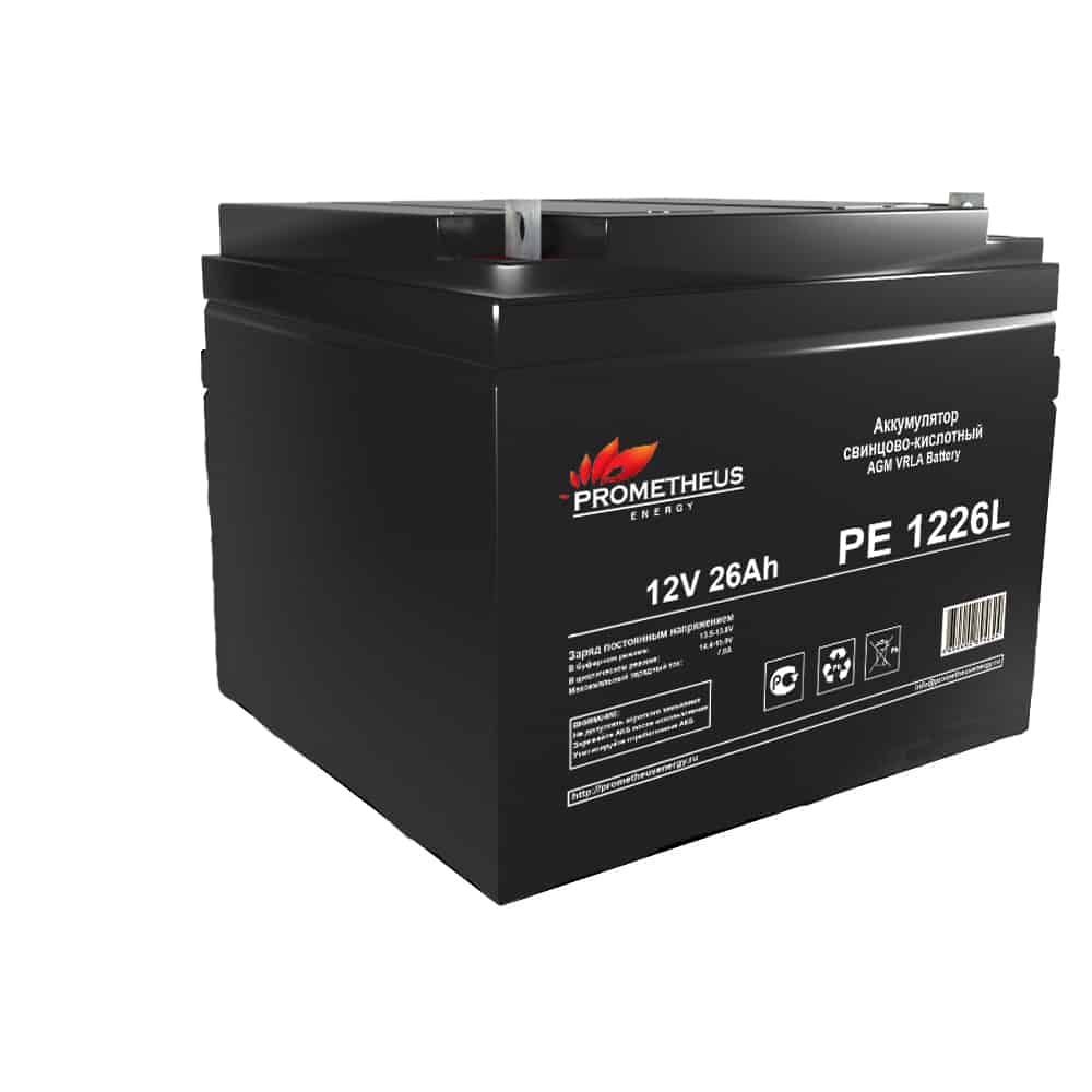 аккумулятор PE1226L 26 Ah 12V AGM