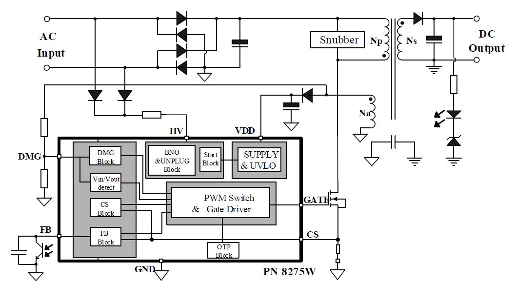 Схема включения pn8106