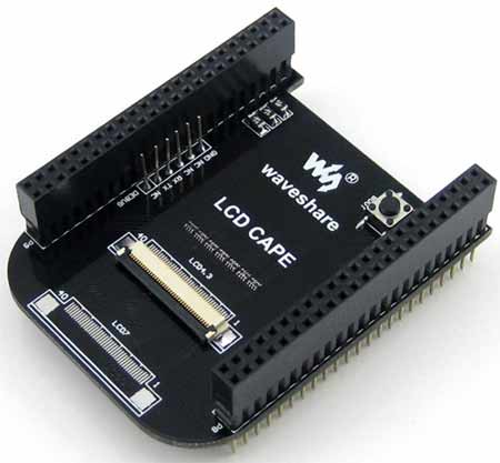 LCD Cape [4.3 inch] – плата расширения для подключения LCD
