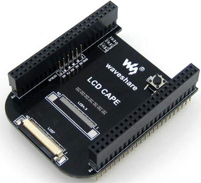 Плата расширения LCD Cape для BeagleBoneBlack