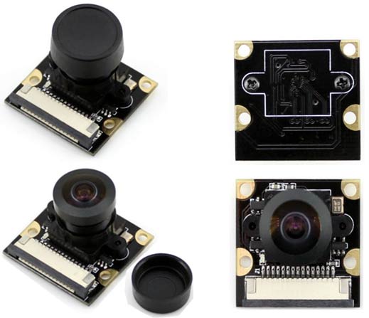 RPi Camera [G] - 5-мегапиксельная камера с широкоугольным объективом «Рыбий глаз» на основе сенсора OV5647