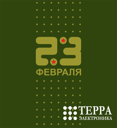 Терраэлектроника поздравляет с Днем защитника Отечества!