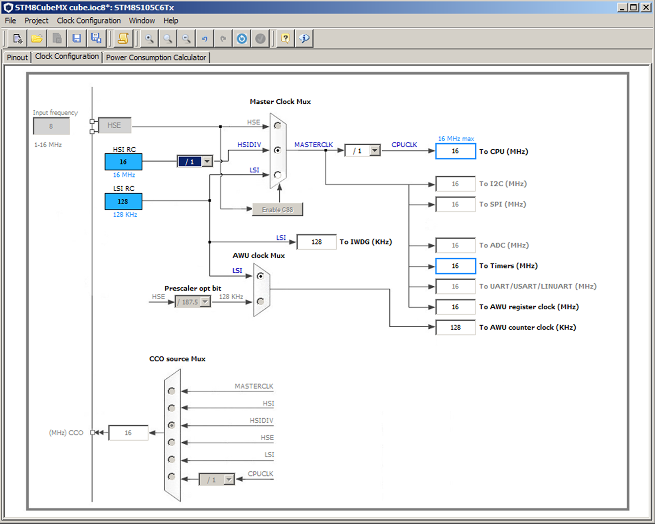 Проекты на stm8s