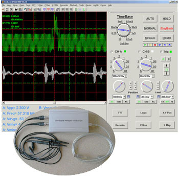 DSO2300 – 2-канальный портативный цифровой USB-осциллограф от Embest