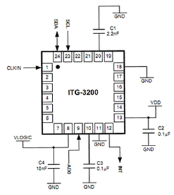 Типовая схема включения ITG-3200
