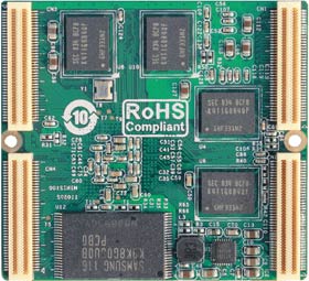 Встраиваемый процессорный модуль на базе ARM Cortex-A8 процессора S5PV210 от Samsung с тактовой частотой 1 ГГц