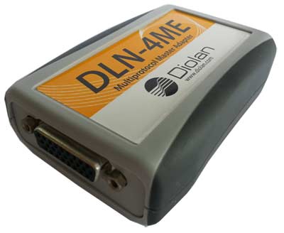 DLN-4E - адаптер протоколов для работы с интерфейсами SPI и I2C в режиме мастер