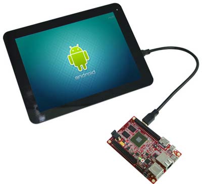 Дисплейный модуль с интерфейсом LVDS компании Embest.