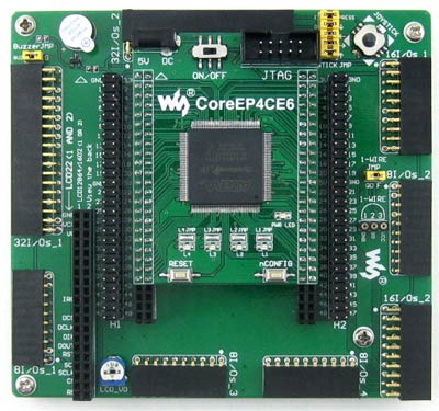Плата  CoreEP4CE6 (FPGA) с установленной на нее ПЛИС.