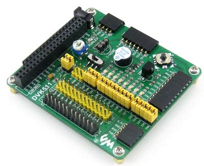 Плата расширения DVK511 для миникомпьютера Raspberry Pi.