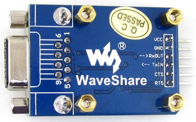 Оценочная плата преобразователя RS232-UART.