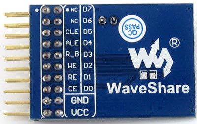 Оценочная плата NandFlash Board (A). Вид снизу.