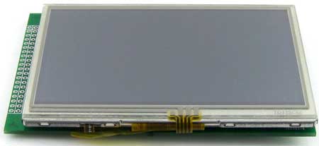 Дисплейный модуль 4.3inch 480x272 Touch LCD-[A от Wave Share с резистивной сенсорной панелью 4,3 дюйма.