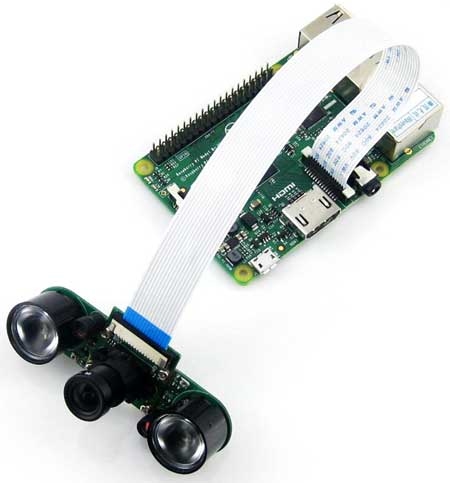 Модуль Infrared LED Board предназначен для использования совместно с видиокамерами RPi Camera 