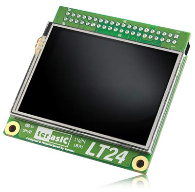 Дисплейный модуль [LT-24] для отладочных плат Terasic и Altera с интерфейсом GPIO.