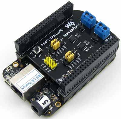 Подключение RS485 CAN CAPE к BeagleBone Black