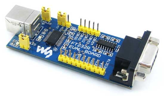 FT232 EVAL BOARD – плата преобразователя USB-UART на базе FT232