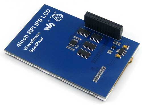 4inch RPi LCD [A] – TFT LCD дисплей с резистивной сенсорной панелью
