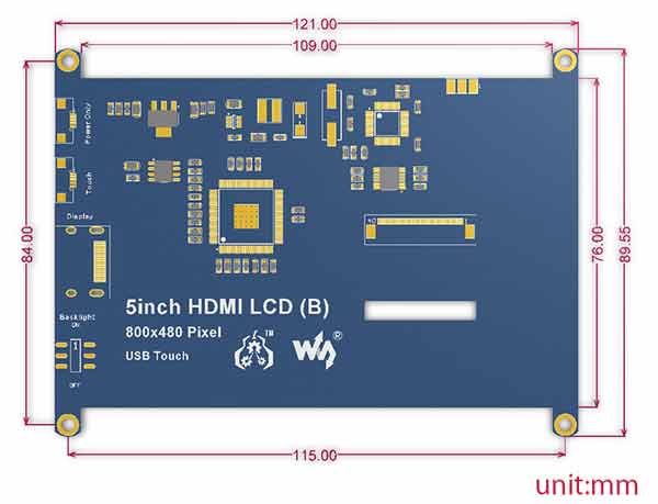 Габариты 5 HDMI LCD [B]