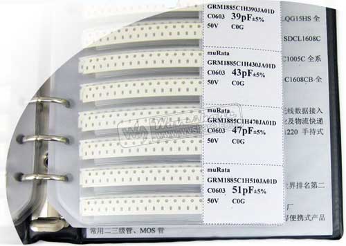 C0402 - набор SMD конденсаторов типоразмера 0402 от компании muRata