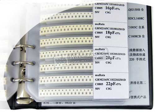Набор SMD-конденсадоров С0805 от muRata