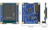 Дисплей 4DPi-24-HAT с диагональю 2.4’’ для Raspberry Pi A+, B+ и RPi2