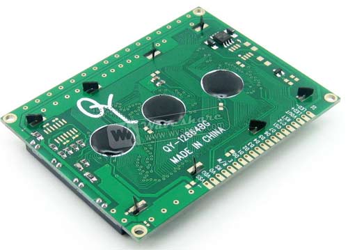  LCD12864-KS[5V Blue Backlight]. Вид снизу