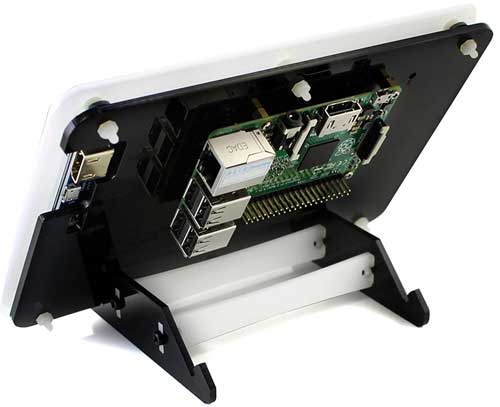 7inch HDMI LCD [C] [with bicolor case]. Вид сзади