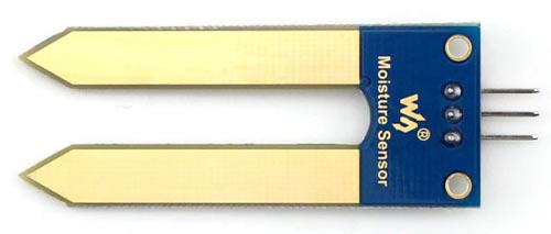 Датчик влажности почвы Moisture Sensor. Вид снизу