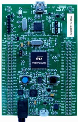 Отладочный набор STM32F411E-DISCO на основе MCUSTM32F411VE
