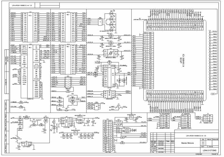 Схема принципиальная электрическая отладочной платы LDM-uROB-K1986BE1QI-B