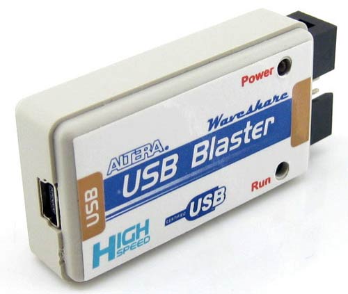 Загрузочный кабель USB Blaster. Вид со стороны USB разъема