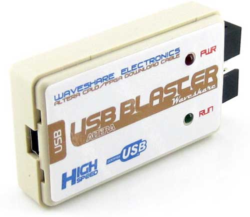 Загрузочный кабель USB Blaster V2. Вид со стороны USB разъема