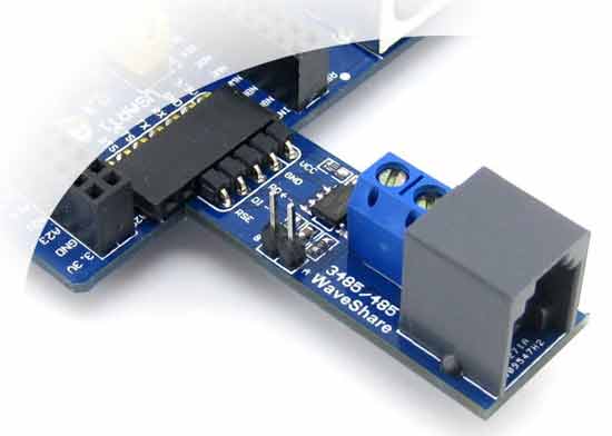  RS485 Board [5V] подключена к плате приложения
