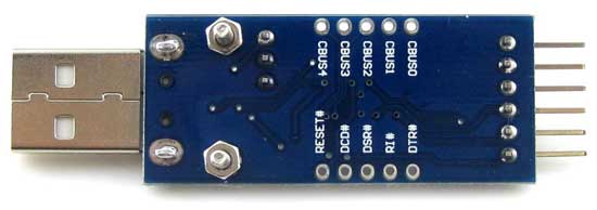  Плата FT232 USB UART Board [type A]. Вид снизу