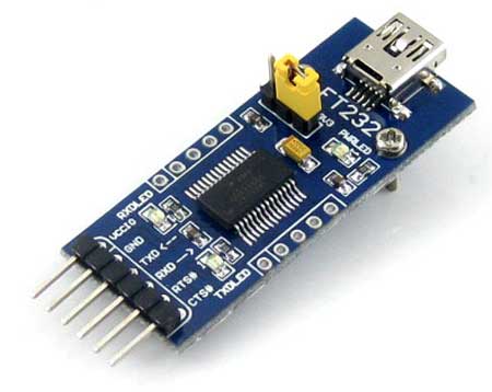 FT232 USB UART Board [mini]. Общий вид