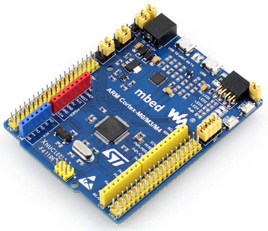 Отладочная плата XNUCLEO-F411RE. Общий вид