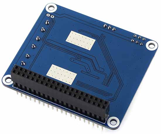 Плата расширения RPi Motor Driver Board. Вид снизу