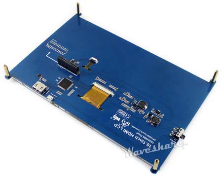 Дисплей 10.1inch HDMI LCD. Вид снизу