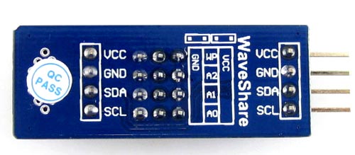 Модуль FM24CLXX FRAM Board. Вид снизу