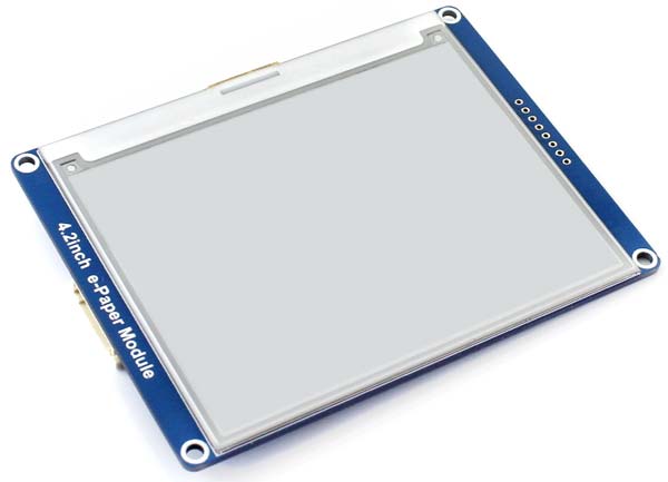 Дисплейный модуль 4.2inch e-Paper Module. Вид сверху