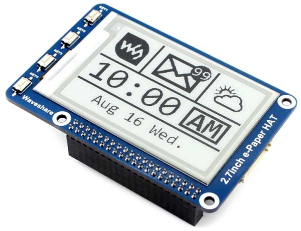 Дисплей 2.7inch e-Paper HAT
