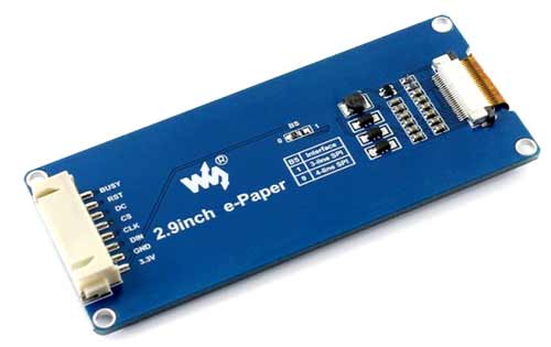 Дисплейный модуль 2.9inch e-Paper Module [С]. Вид снизу