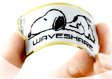 Гибкая дисплейная панель e-Ink с диагональю 2.13 дюйма