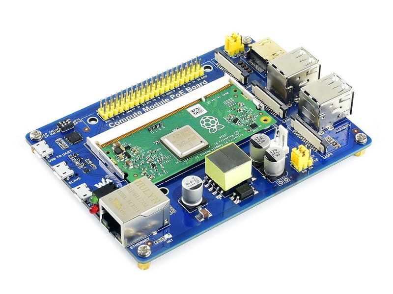 Плата IO вычислительного модуля с функцией PoE для Raspberry Pi CM3/CM3L/CM3+/ CM3+L